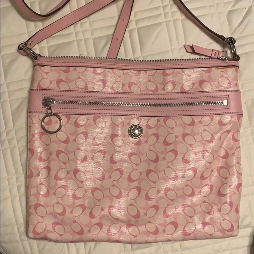 Pink Coach Crossbody